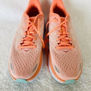 Hoka Peach Color Running Sneakers Size 11 NWOT
